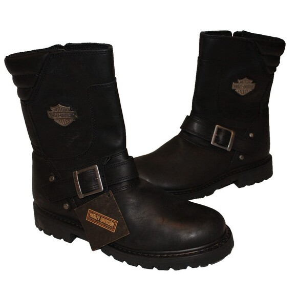 Harley Davidson 8.25" Booker Side-Zip Engineer Motorcycle Boot Men’s SZ 8 - Picture 7 of 7